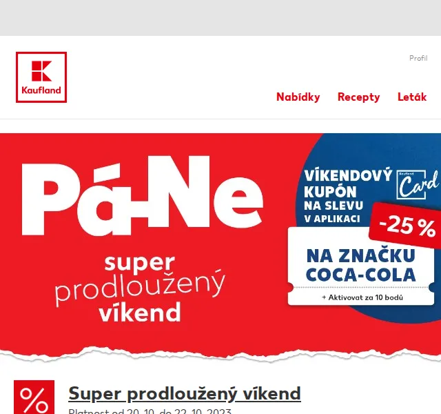 Kaufland: Sleva až 46 % na potraviny – červen 2026 | Nuslet.cz