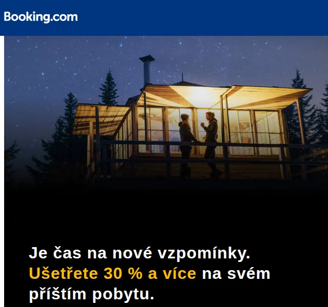 Booking.com: Sleva Black Friday až 30 % – červen 2026 | Nuslet.cz
