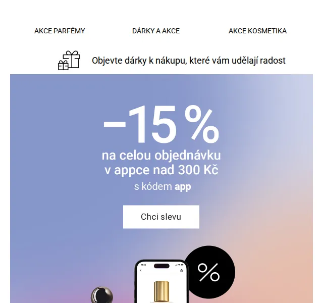 Notino: −15 % v appce + dárky k nákupu – červen 2026 | Nuslet.cz