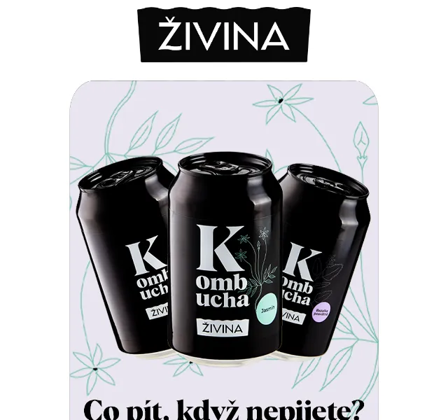 Živina: Kombucha Citronová tráva a Jasmín – 10% sleva – červen 2026 | Nuslet.cz