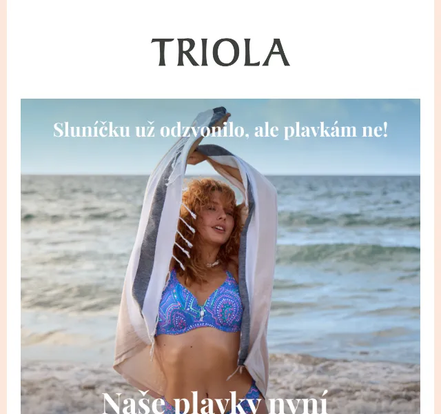 Triola: Doprodej plavek se slevami až 30 % – červenec 2026 | Nuslet.cz