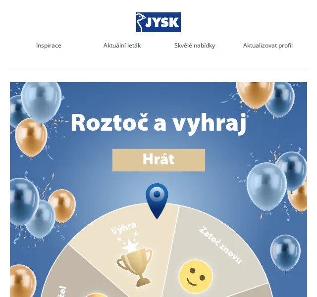 JYSK: Soutěž o dárkové karty a slevy až 50 % – červen 2026 | Nuslet.cz