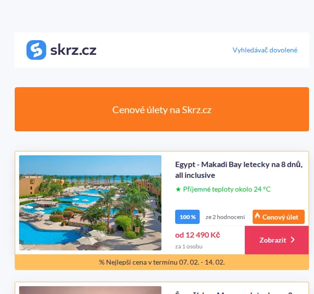 Vánoce na Skrz: Dovolená u moře od 11 890 Kč – červenec 2026 | Nuslet.cz