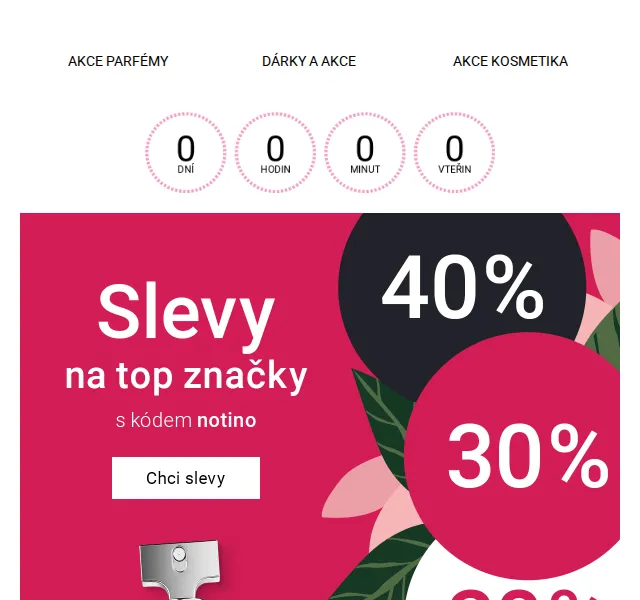 Notino: Až 40% slevy na parfémy a kosmetiku – červenec 2026 | Nuslet.cz