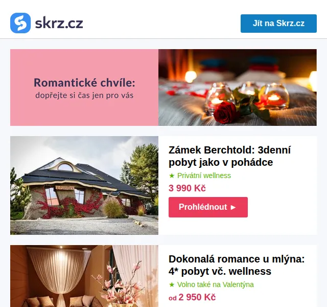 Skrz: Pobyty na zámku a wellness – červen 2026 | Nuslet.cz