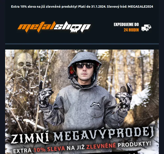 METALSHOP: Zimní megavýprodej s extra 10% slevou – červen 2026 | Nuslet.cz