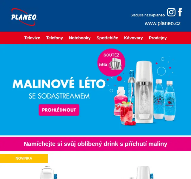 Planeo: SodaStream Jet MegaPack Love Raspberry od 1 793 Kč – červen 2026 | Nuslet.cz