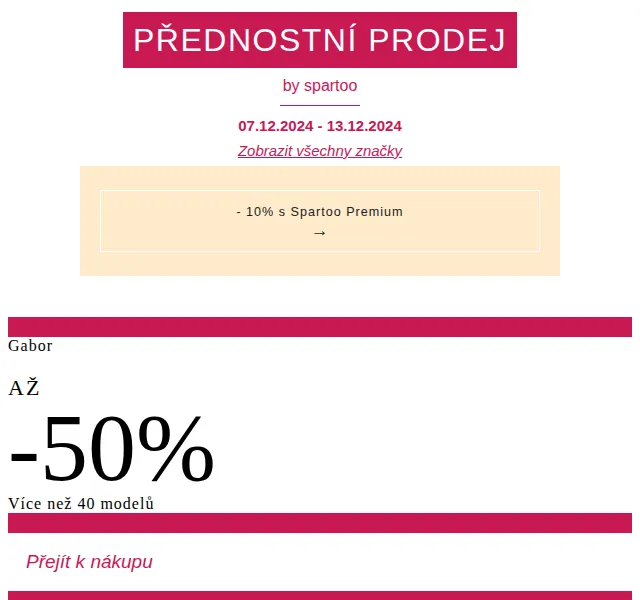 Spartoo: Až -50% na Morgan, Gabor, MICHAEL Michael Kors – červenec 2026 | Nuslet.cz