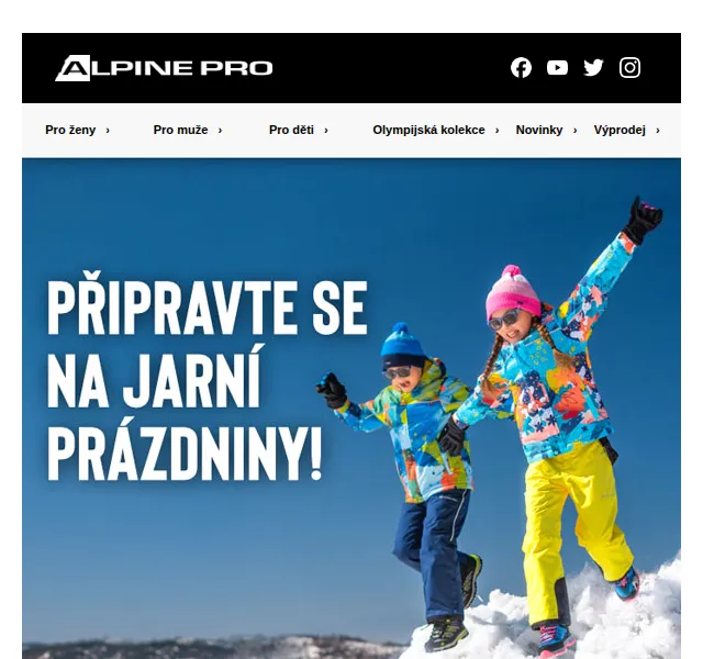 ALPINE PRO: slevy na zimní bundy, boty a kabáty – červen 2026 | Nuslet.cz