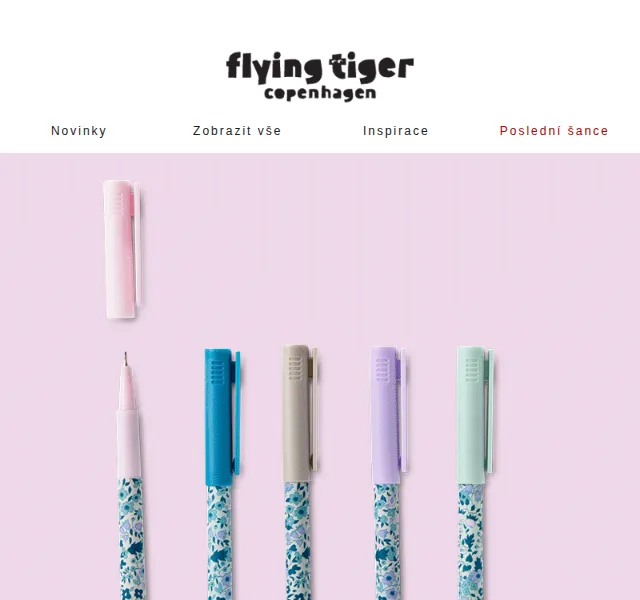 Flying Tiger Copenhagen: Školní potřeby a doplňky – červen 2026 | Nuslet.cz