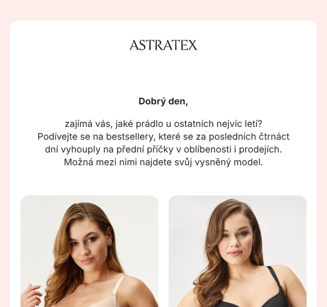 Astratex.cz: Nejnovější bestsellery – říjen 2026