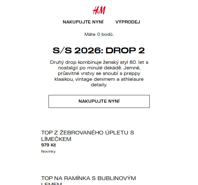 H&M Fashion: S/S 2026 kolekce Drop 2 – duben 2026 | Nuslet.cz