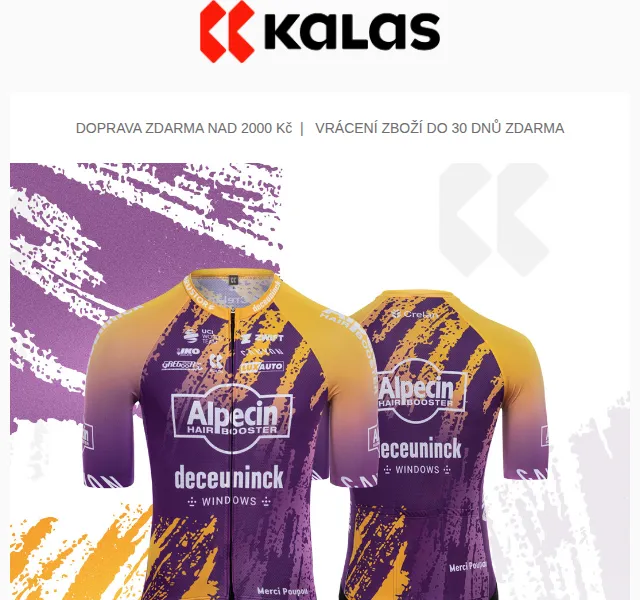 KALAS Sportswear: Limitovaná edice Merci Poupou – červen 2026 | Nuslet.cz