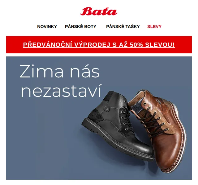 Baťa: Nová kolekce pánské zimní obuvi – červen 2026 | Nuslet.cz