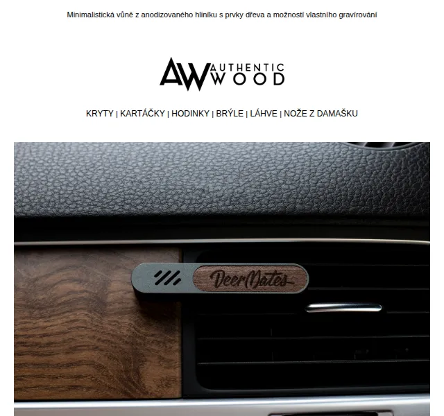 AuthenticWood: WoodScent MINIMAL vůně od 589 Kč – červen 2026 | Nuslet.cz