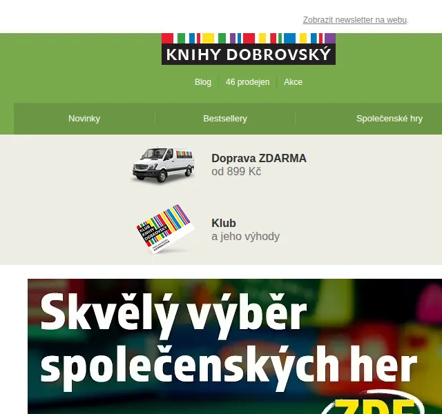 KnihyDobrovsky.cz: Deskové hry se slevou až 23 % – červenec 2026 | Nuslet.cz