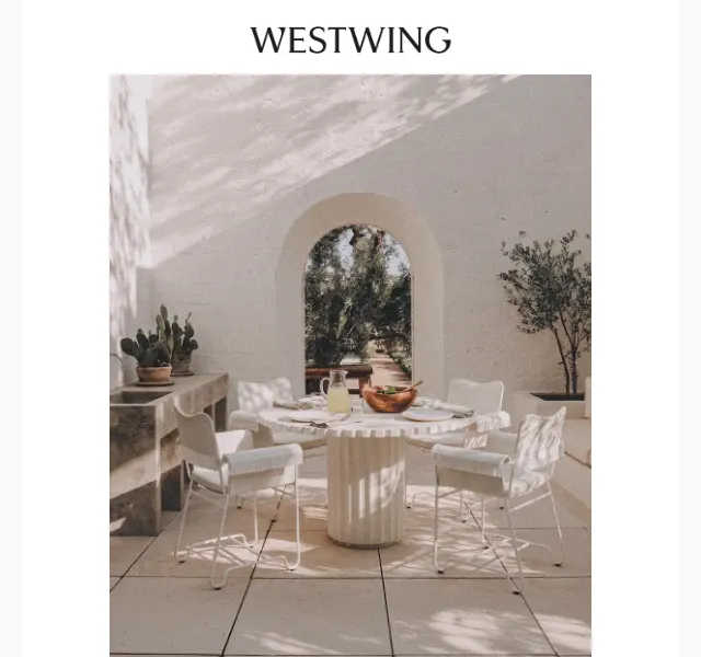 Westwing: Letní kolekce – bílý exteriér, Instax, Arcucci | Nuslet