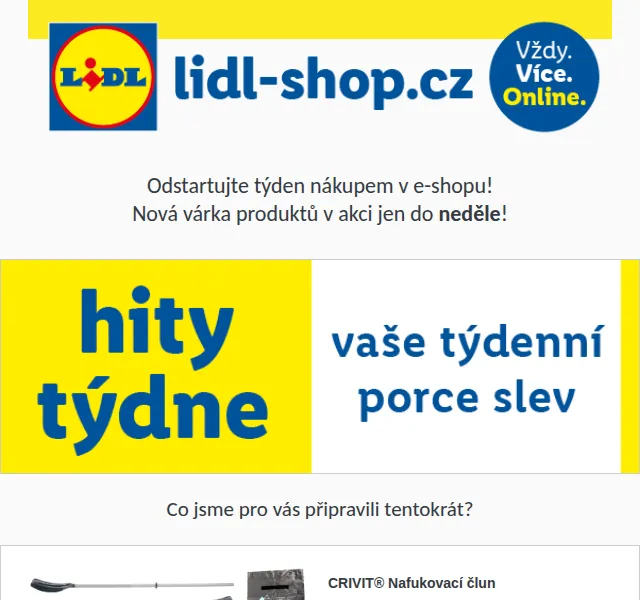 Lidl: Hity týdne – sekačka PARKSIDE od 1 199 Kč – červen 2026 | Nuslet.cz