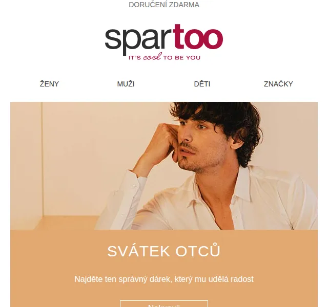 Spartoo: Svátek otců – červen 2026 | Nuslet.cz