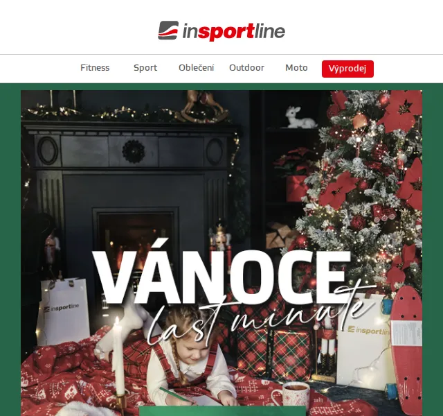 inSPORTline: Vánoční dárky se slevou až -67% – prosinec 2022 | Nuslet.cz