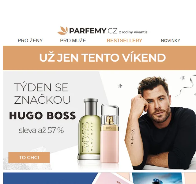 Parfemy.cz: Hugo Boss až -57 % – červen 2026 | Nuslet.cz