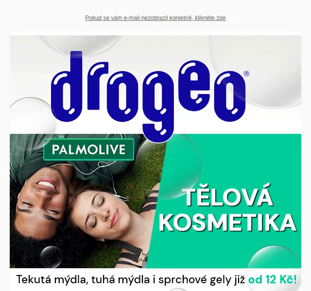Drogeo: Tělová kosmetika již od 12 Kč – červen 2026 | Nuslet.cz