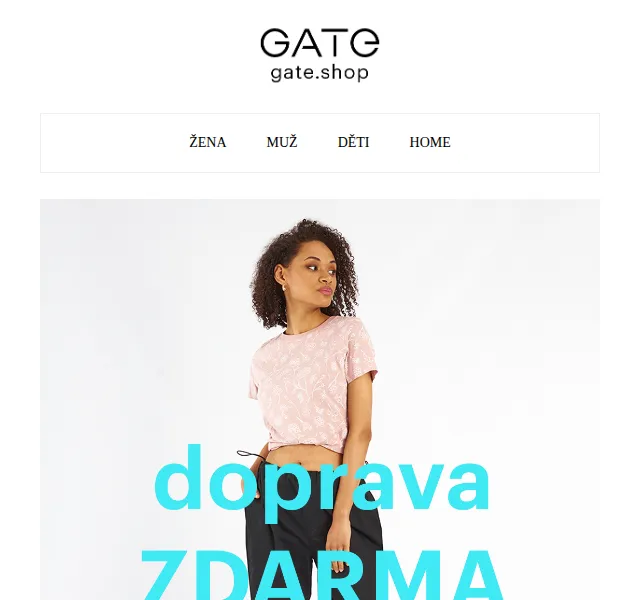 gate.shop: Doprava ZDARMA – červen 2026 | Nuslet.cz