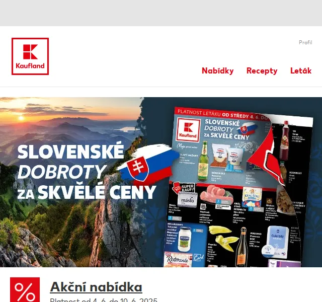 Kaufland: Parenica a pirohy v akci – červen 2026 | Nuslet.cz