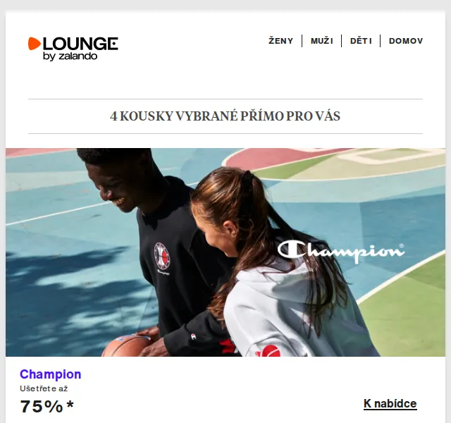 Lounge by Zalando: Champion, Yankee Candle a Name it – červenec 2026 | Nuslet.cz