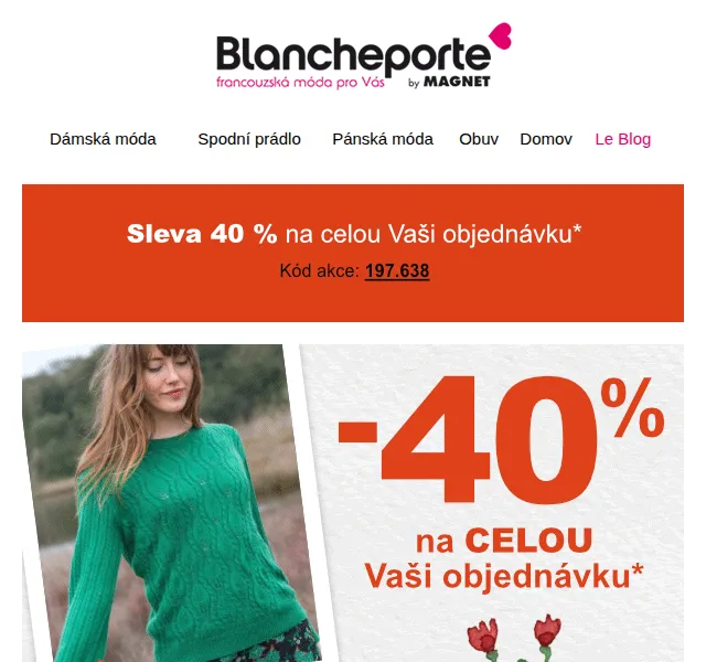 Blancheporte: Slevy na módu i katalog – červen 2026 | Nuslet.cz