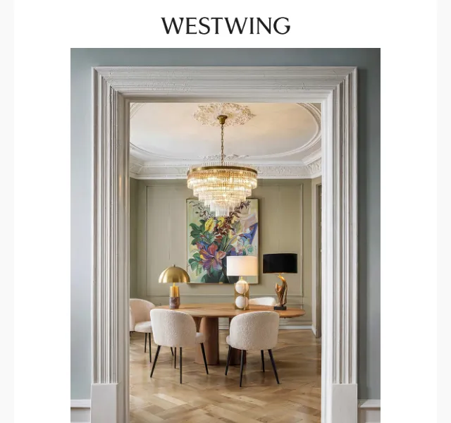 Westwing: Eichholtz, Vista Alegre, Sentier – duben 2026