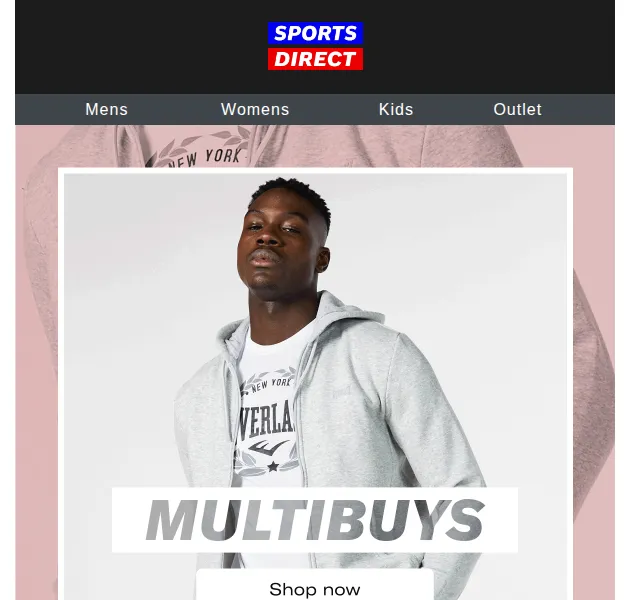 Sportsdirect.com: Multibuy 2 za 20 £ na mikiny – červen 2026 | Nuslet.cz