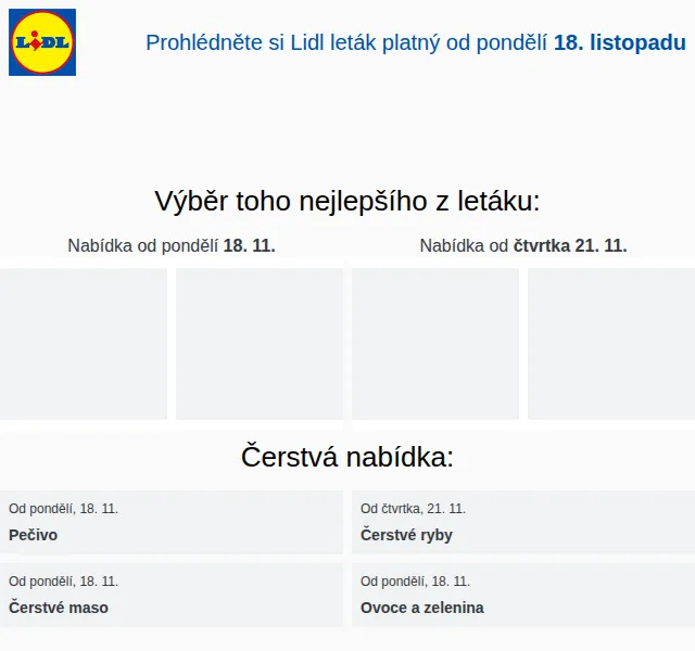 Lidl: výběr oblíbených produktů – listopad 2024 | Nuslet.cz