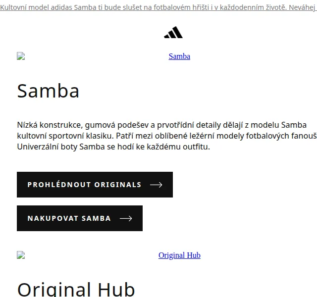 Adidas: Samba – limitovaná edice – červenec 2026 | Nuslet.cz