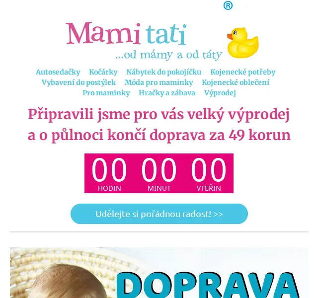 Mamitati.cz: Výprodej se slevami až 70 % – červen 2026 | Nuslet.cz