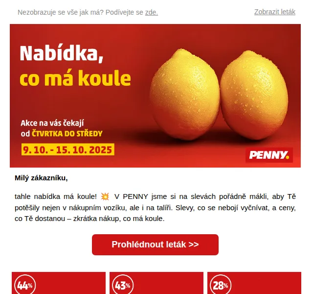 Penny: Halloween a slevy – říjen 2026 | Nuslet.cz