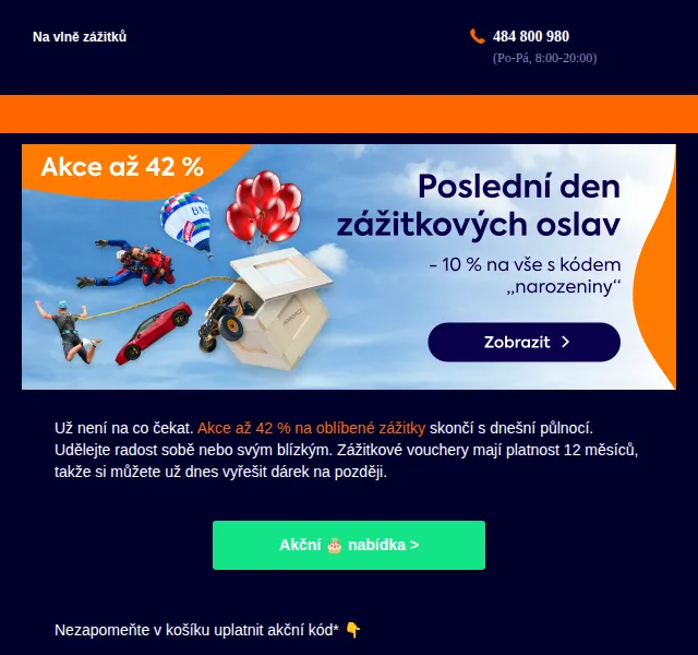 Adrop: Akce až 42 % na zážitky – červen 2026 | Nuslet.cz