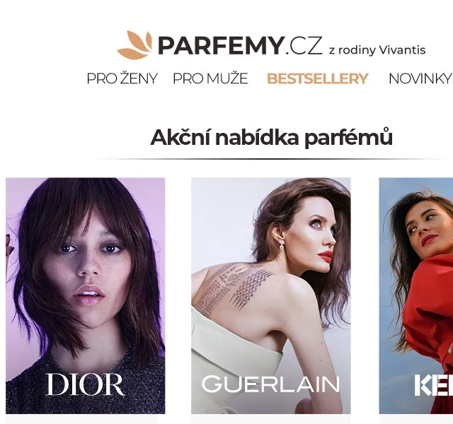 Parfemy.cz: Parfémy Dior, Guerlain a Kenzo – červen 2026 | Nuslet.cz