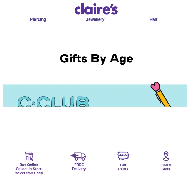 Claire's: B3G3 vše – červen 2026 | Nuslet.cz