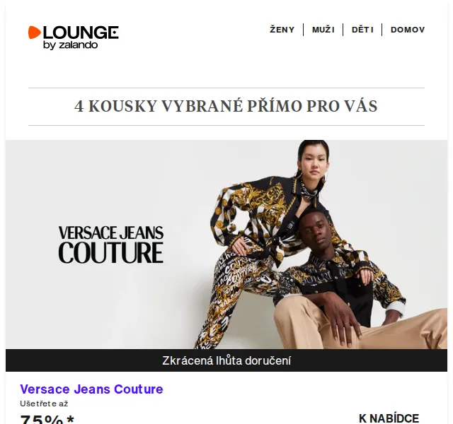Lounge by Zalando: Versace, Gabor, Love Moschino se slevou až 75 % – červen 2026 | Nuslet.cz