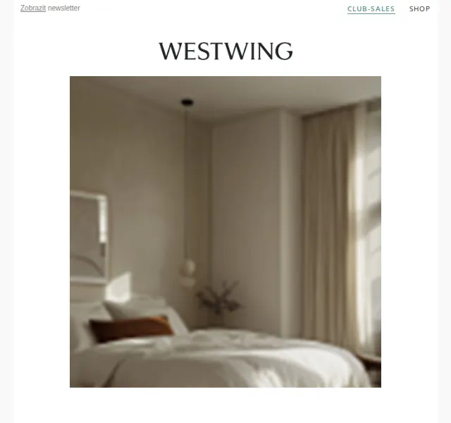 Westwing: Monastic Minimalism do ložnice – červen 2026 | Nuslet.cz