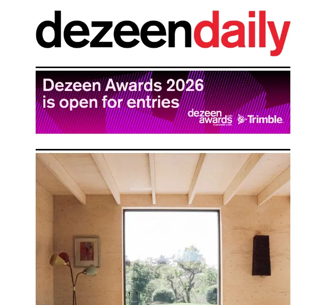 Dezeen Daily: Designové novinky – červen 2026 | Nuslet.cz