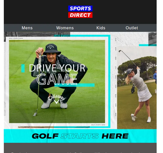 Sportsdirect: Callaway golf – slevy až 28 % – červen 2026 | Nuslet.cz