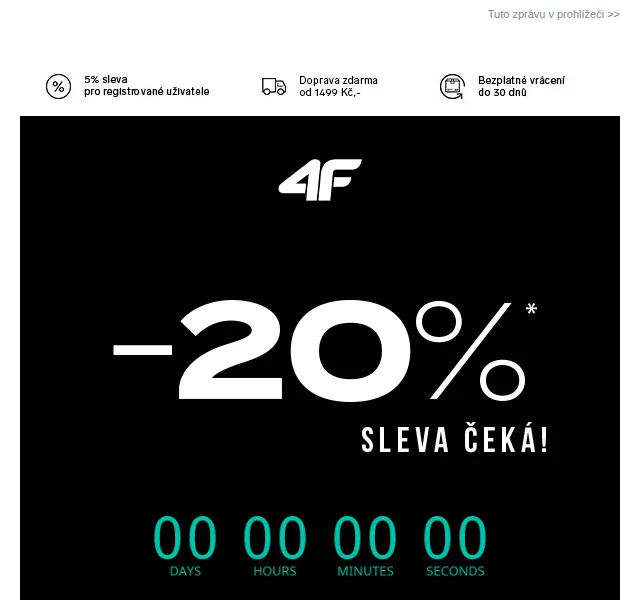 4Fstore: Sleva -20 % na vše – červenec 2022 | Nuslet.cz