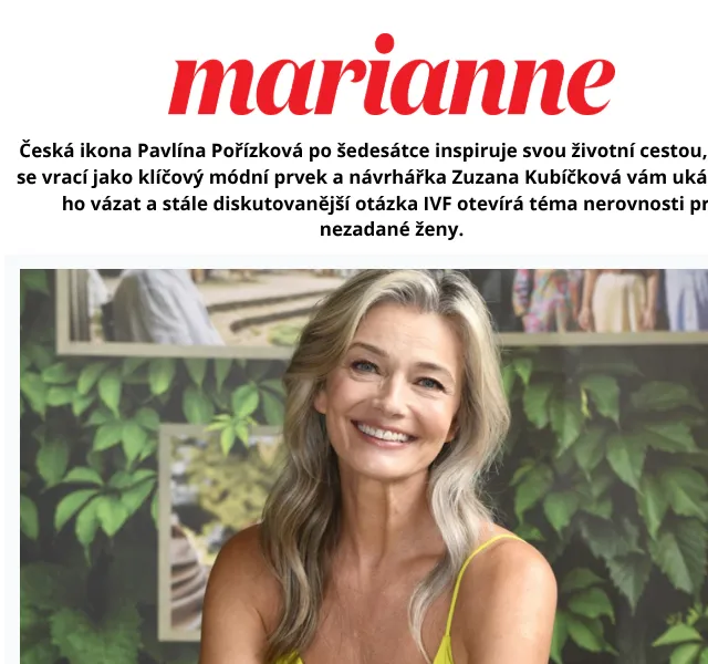 Marianne: Předplatné + Bi-Oil za 899 Kč – červenec 2026
