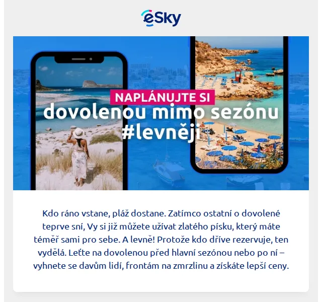 eSky: Letenky+Hotel již od 4372 Kč – červen 2026 | Nuslet.cz