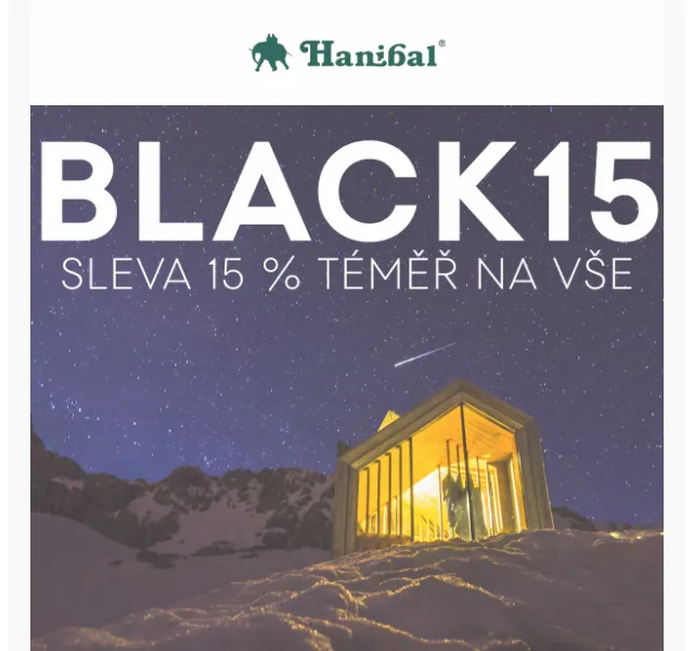 Hanibal: 15% sleva téměř na vše – červen 2026 | Nuslet.cz
