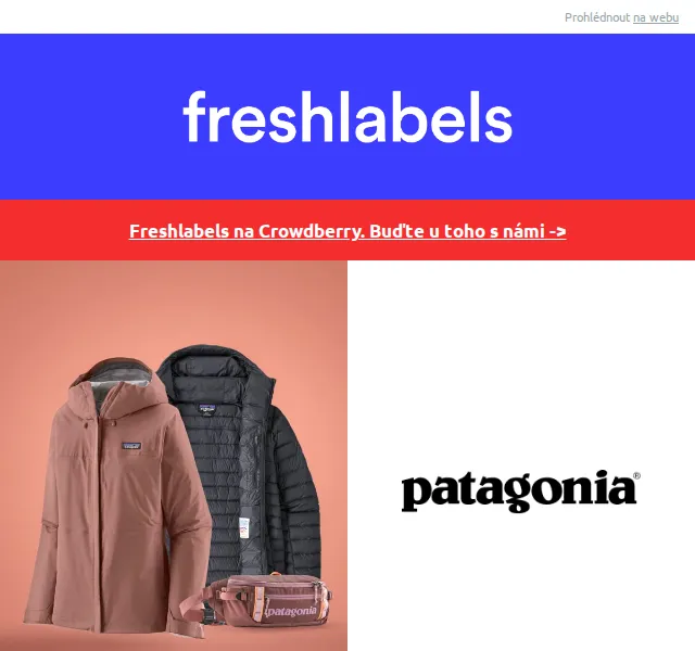 Freshlabels: Patagonia a Salomon se slevou 15 % – červen 2026 | Nuslet.cz