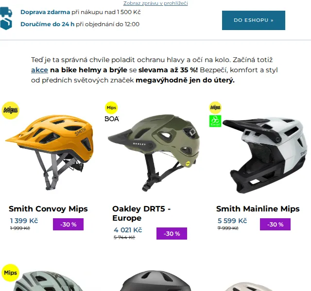 SNOWBOARD ZEZULA: Akce až -35% na helmy a brýle – červen 2026 | Nuslet.cz
