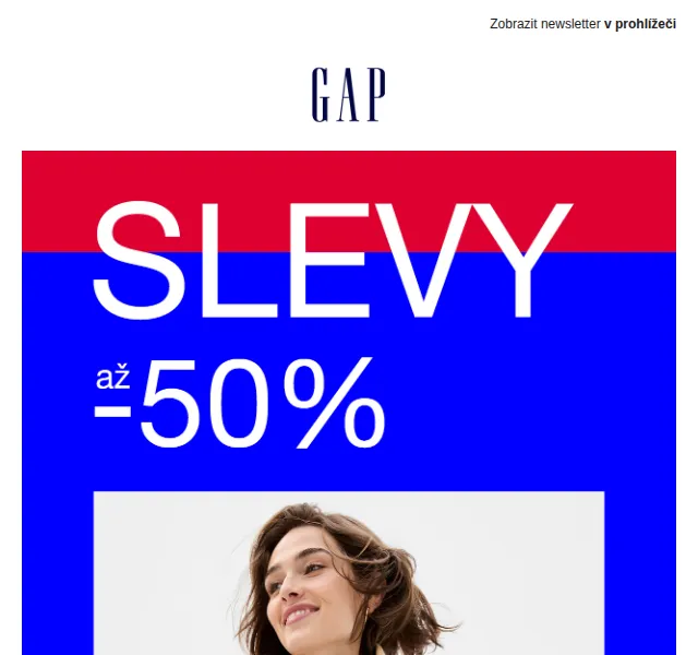 GAPstore.cz: Výprodej se slevou až 50 % – červen 2026 | Nuslet.cz